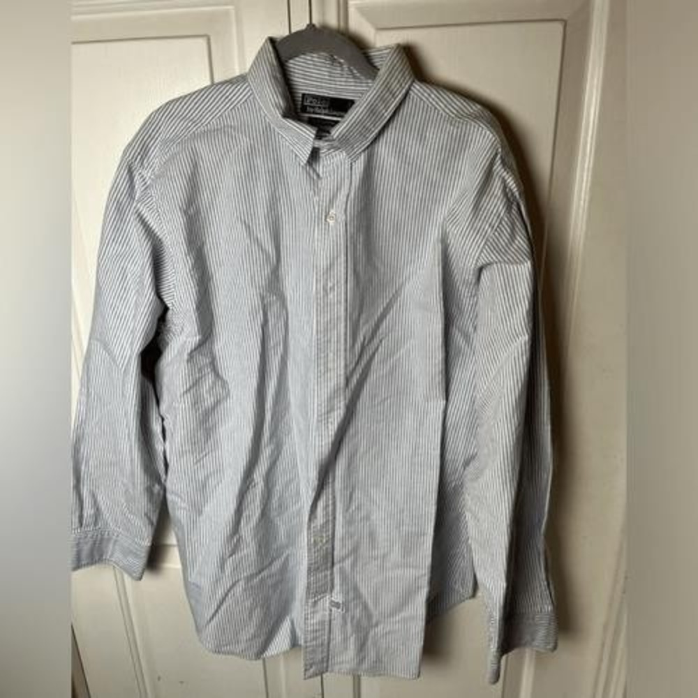 Polo Ralph Lauren Men's Long Sleeve Shirt Size 17.5 Normcore Academia Preppy